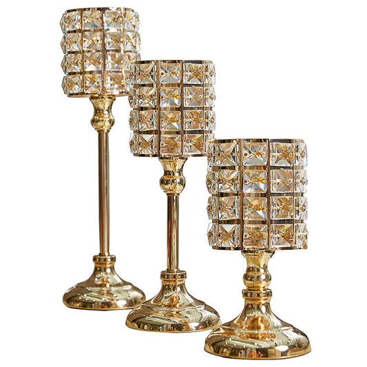Golden Decorative Candle Holder