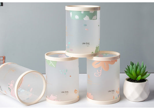 Minimal Frosted Pen Holder