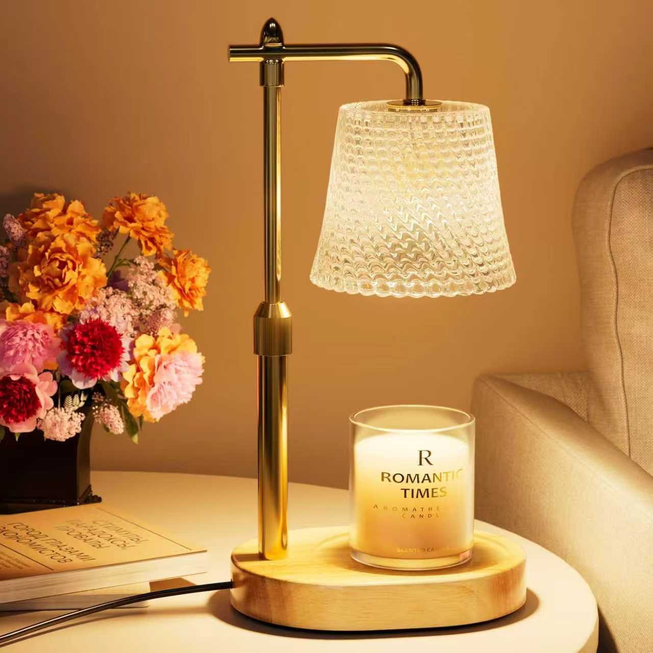 Aromatherapy Candle Warmer Lamp – Wax Melt & Flame-Free Candle Heater