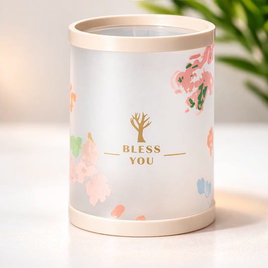 Minimal Frosted Pen Holder