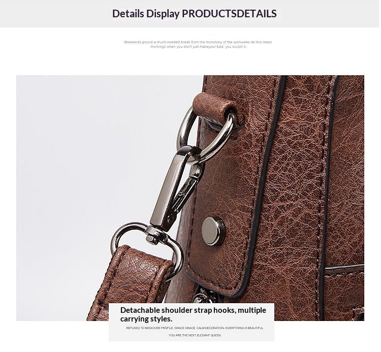 Vintage Square Crossbody Handbag