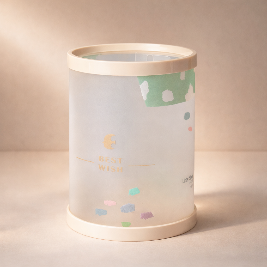 Minimal Frosted Pen Holder