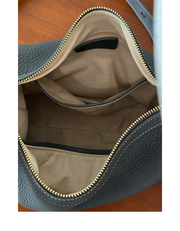 Premium Leather Shoulder Handbag