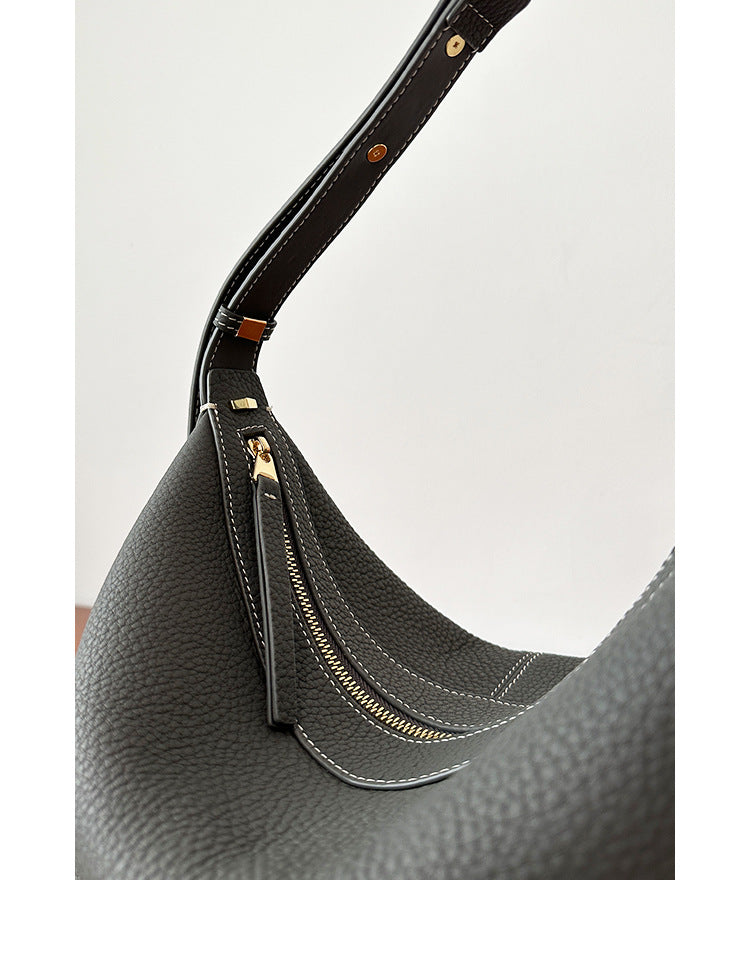 Premium Leather Shoulder Handbag